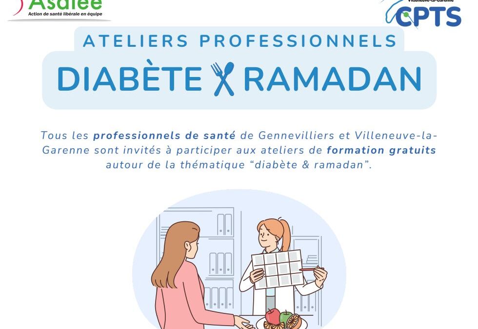 Diabète et Ramadan : Formations CPTS GVLG pour les professionnels du territoire